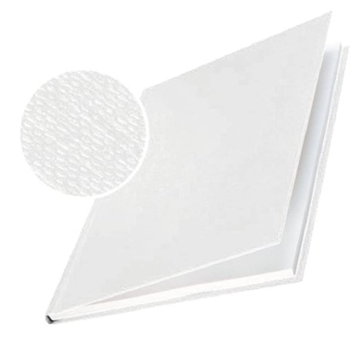 Leitz 73910001 Buchbindemappe impressBIND, Hard Cover, A4, 7 mm, 10 Stück, weiss weiss, weiss