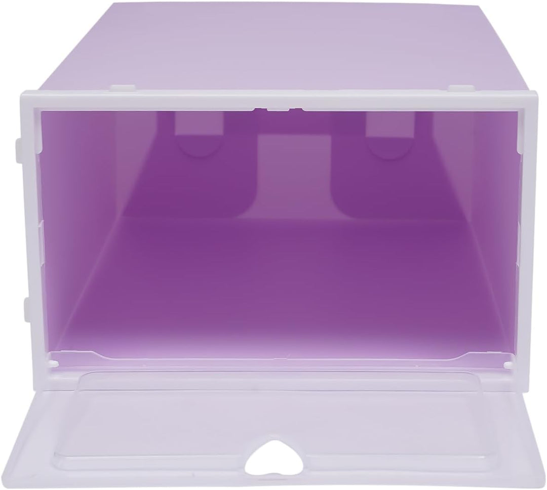 20 PCS Schuhkartons, Transparente Schuhaufbewahrungsboxen Klarer Kunststoff Stapelbare Kunststoff-Au