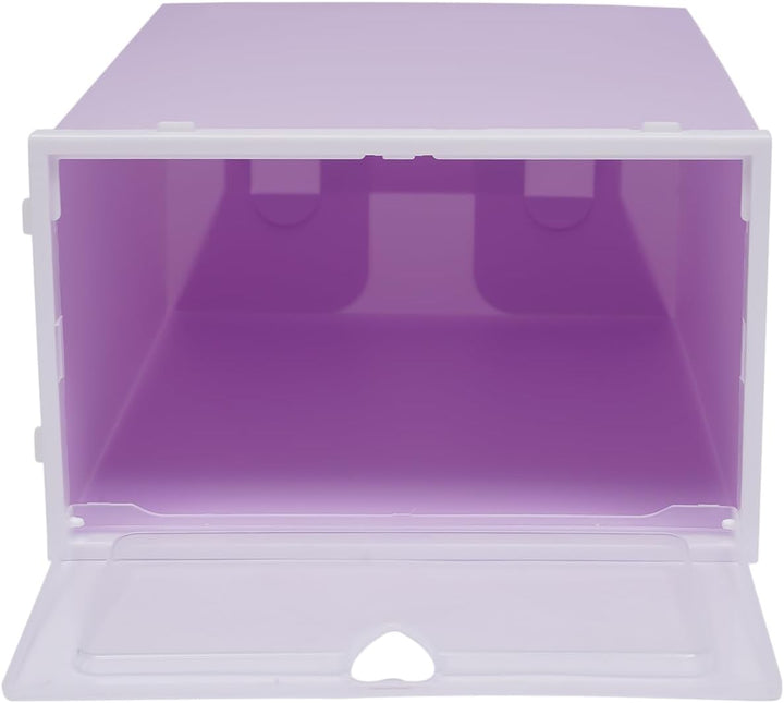 20 PCS Schuhkartons, Transparente Schuhaufbewahrungsboxen Klarer Kunststoff Stapelbare Kunststoff-Au