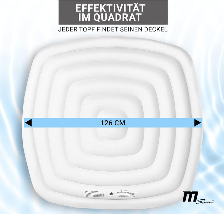 Miweba MSpa aufblasbare Abdeckung B0301976/B0303532 für Whirlpools - Alpine Delight D-AL04 - Alpine