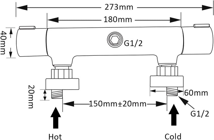 GAPPO Armatur Dusche Thermostat/mit 38℃ Sicherheitstaste/Dusche mischbatterie Messing Kern, Chrom Ch