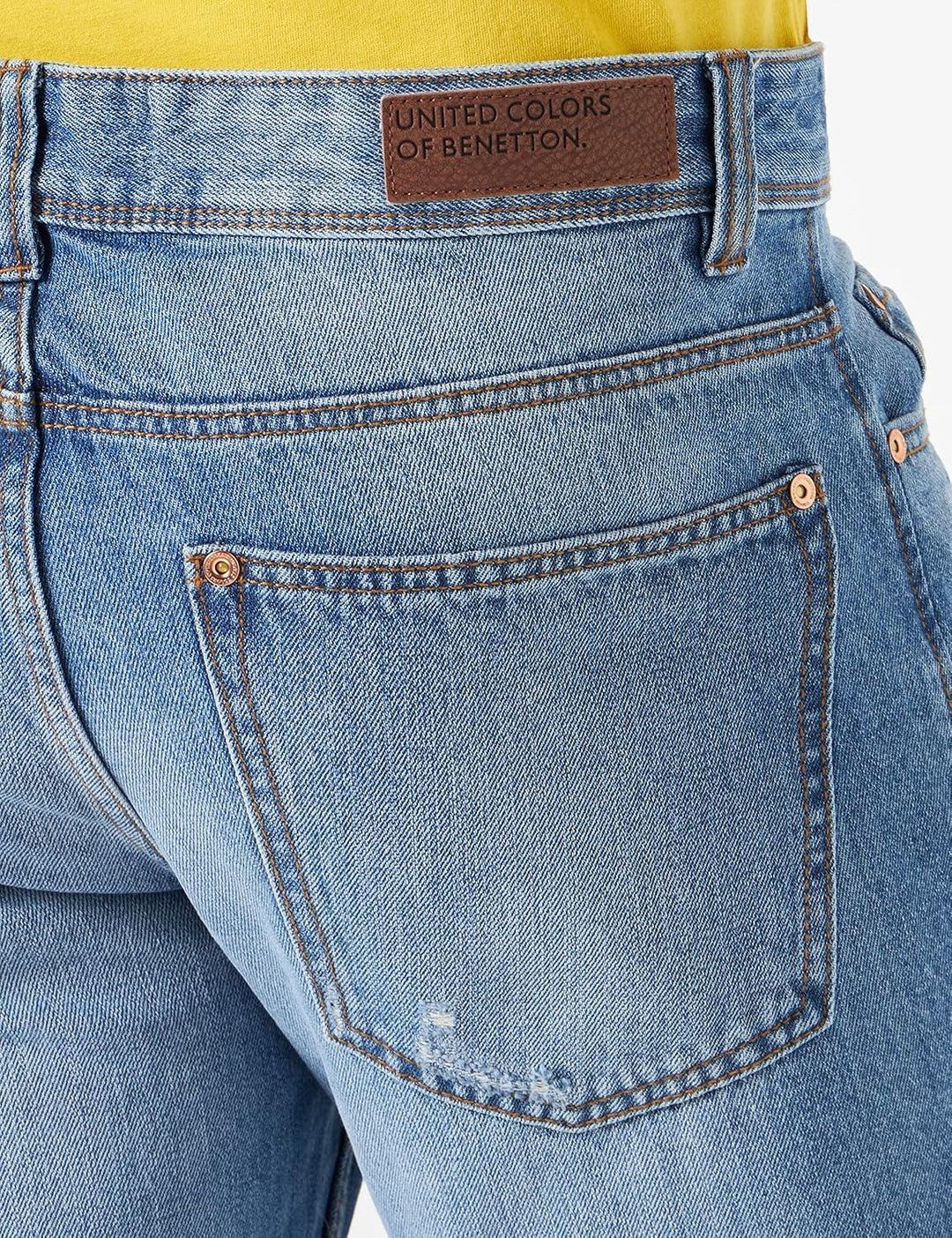 United Colors of Benetton Herren Hose 31 Blauer Denim 918, 31 Blauer Denim 918