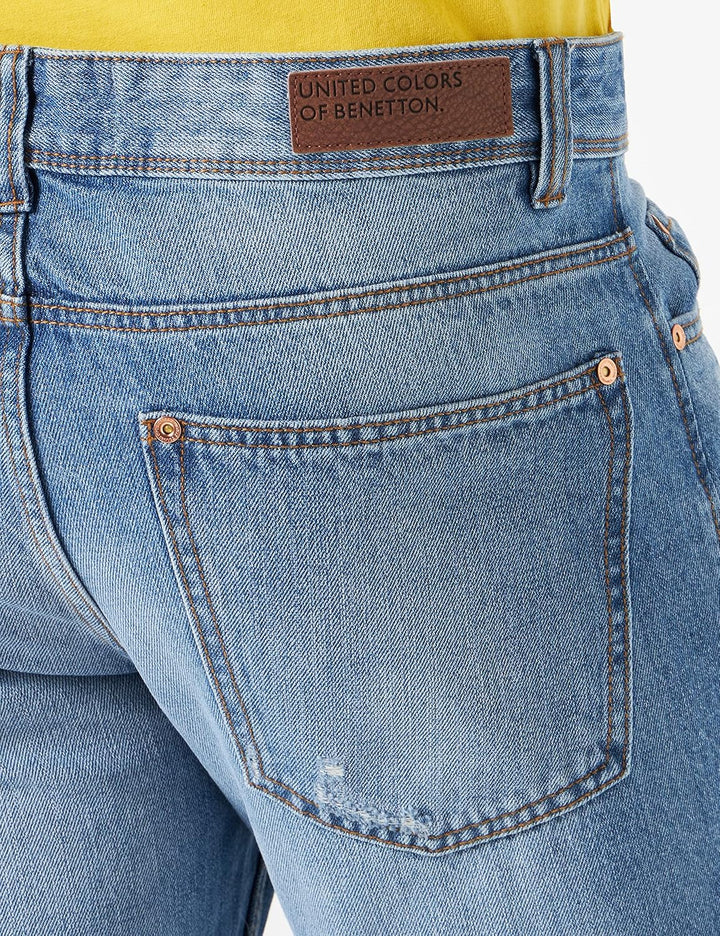 United Colors of Benetton Herren Hose 31 Blauer Denim 918, 31 Blauer Denim 918