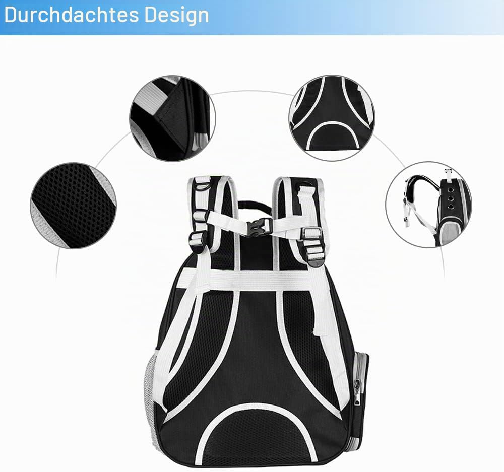 BEIKOTT Katzenrucksack Tragetasche, Hunderucksack, Haustier-Bubble-Rucksack für kleine Katzen, Welpe