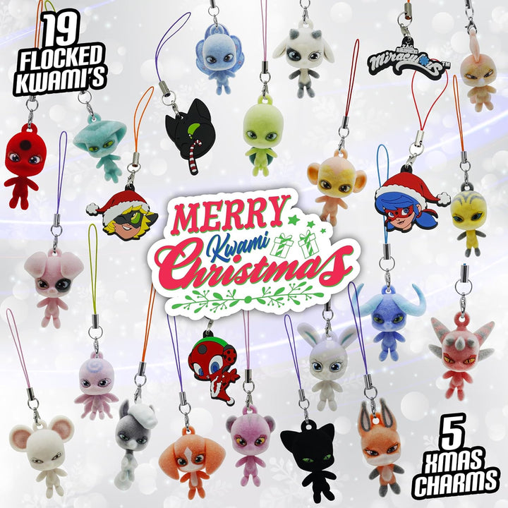 Miraculous Ladybug - Ultimativer Kwami Adventskalender mit Miniatur-beflockten Kwamis und EVA-Charms