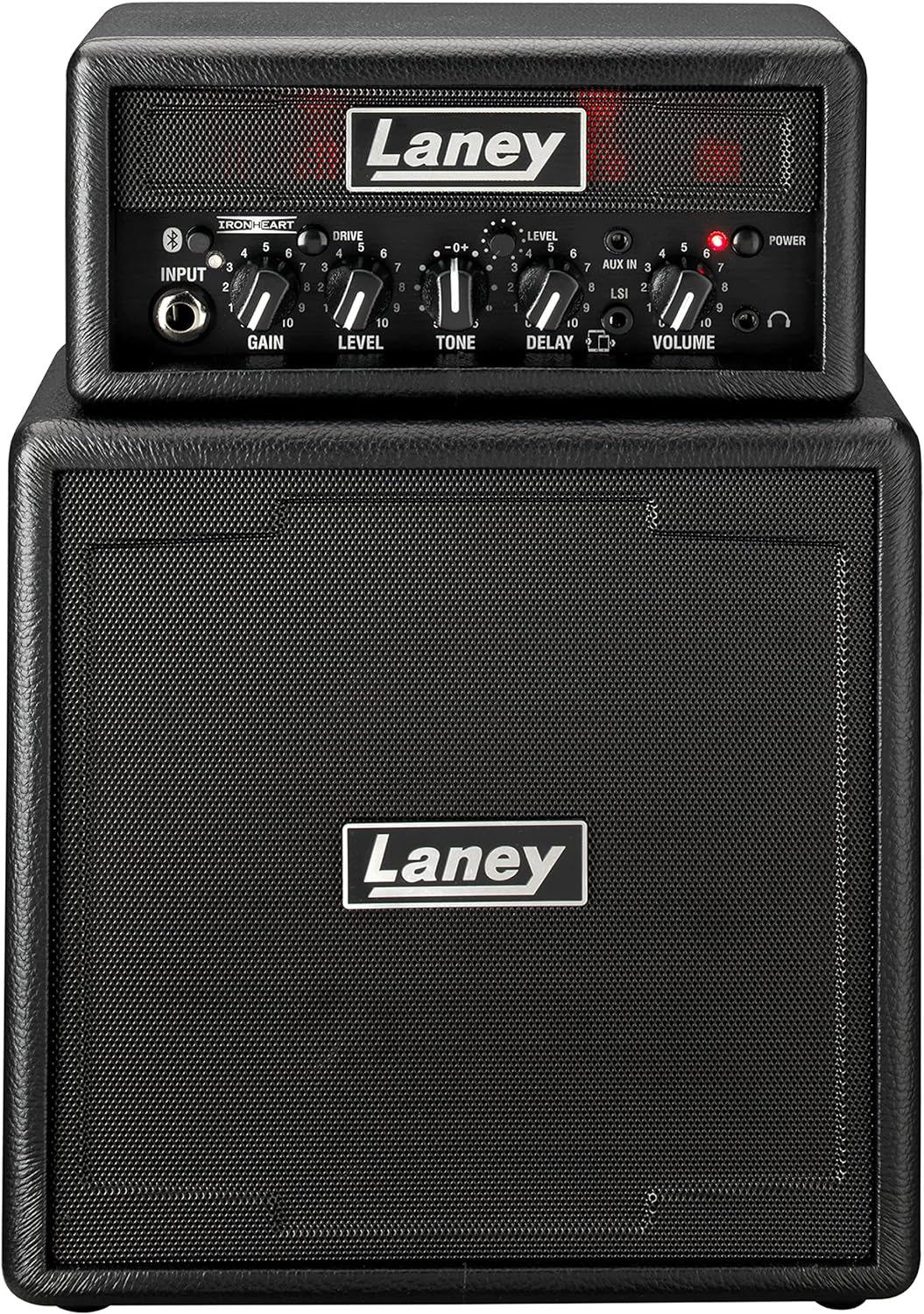 Laney MINISTACK Bluetooth - Batteriebetriebene Gitarren Amp mit Smartphone-Schnittstelle - Ironheart