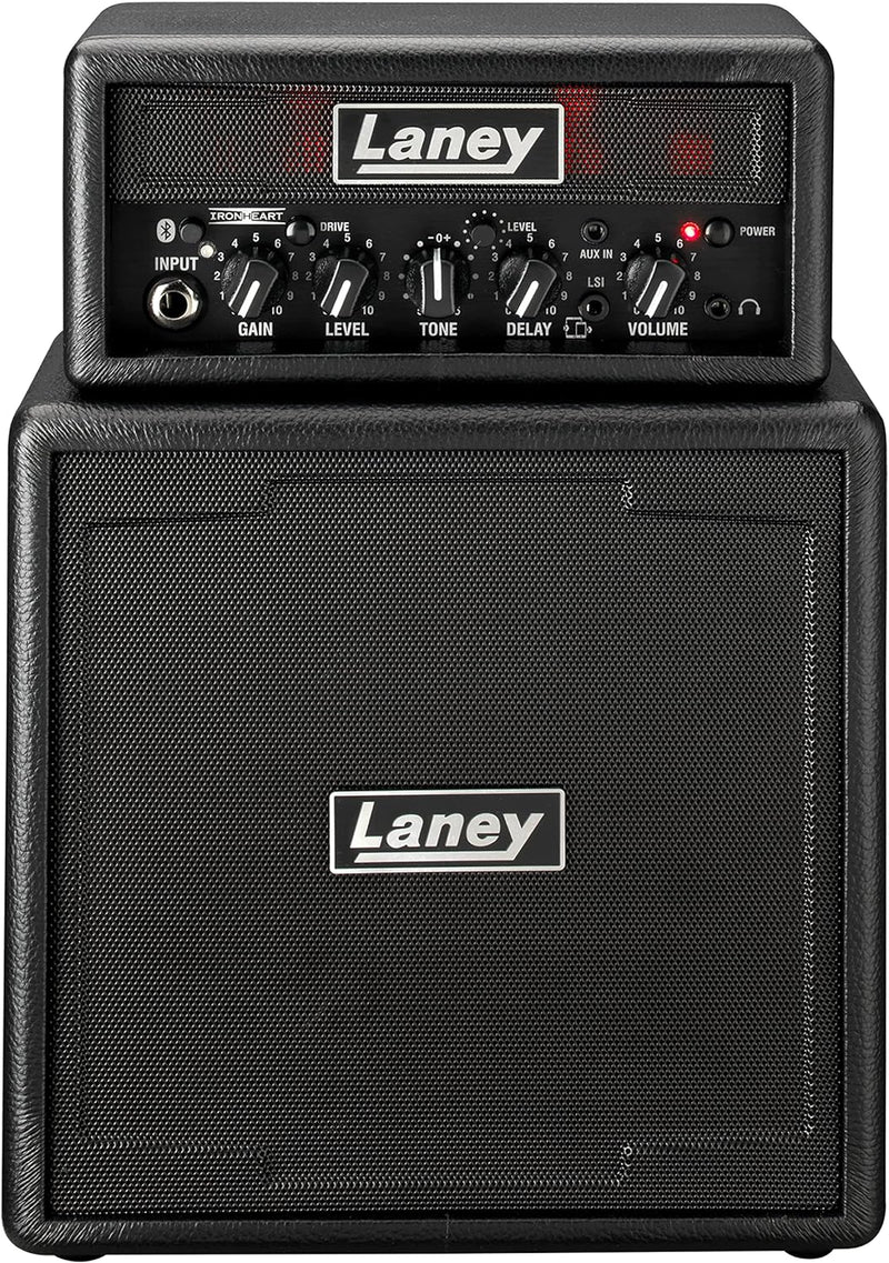 Laney MINISTACK Bluetooth - Batteriebetriebene Gitarren Amp mit Smartphone-Schnittstelle - Ironheart