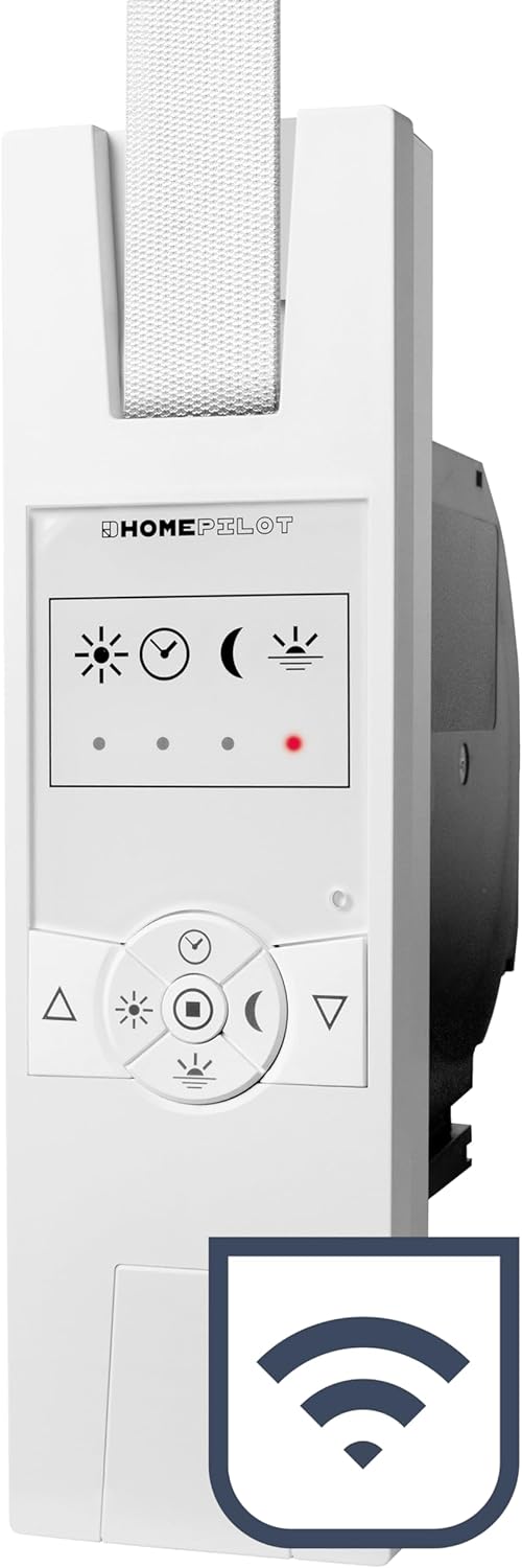 HOMEPILOT - Gurtwickler RolloTron classic smart Minigurt | Elektrischer Gurtwickler zur bequemen Rol