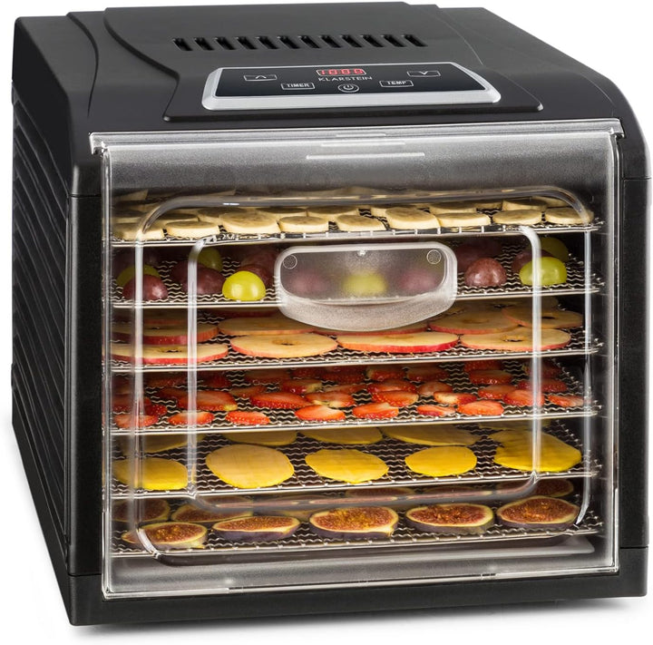 Klarstein Dörrautomat, Dörrgerät, Food Dehydrator, Dörrautomat aus Metall, Dehydrator Food Dryer, 6