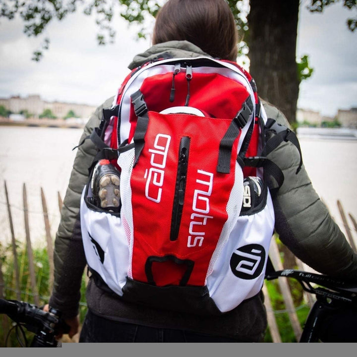 CADOMOTUS Airflow Sportrucksack 30+15L - Fahrrad Rucksack - MTB Rucksack - Inline Skater Rucksack Er