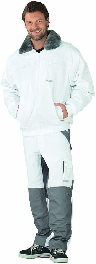 Planam Outdoor Winter Herren Gletscher Comfortjacke weiss Modell 0363 Grösse XXL Weiss XXL, Weiss XX