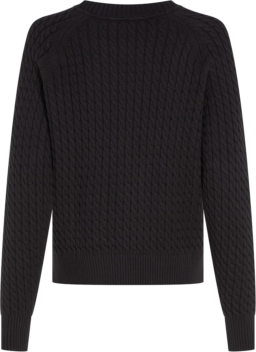 Tommy Hilfiger Damen Pullover C-Neck Strickpullover XS Schwarz (Black), XS Schwarz (Black)