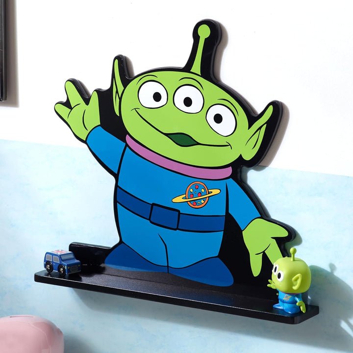 Disney Toy Story Wandregal, klein, wandmontiertes Bücher- und Aufbewahrungsregal für Kinder, Schwebe