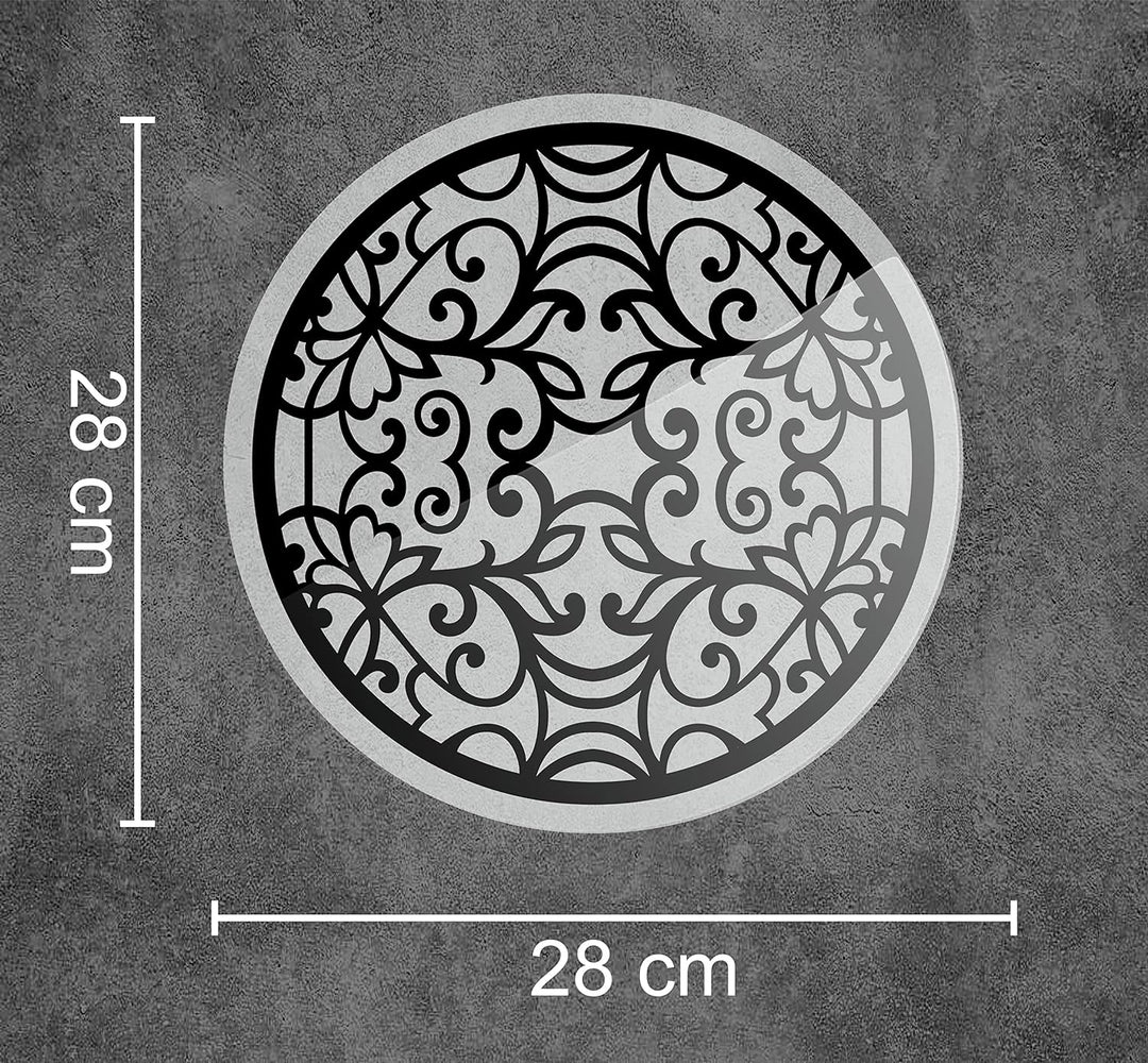Manschin-Laserdesign 5 Mondphasen Mond Wanddeko Holz oder Acrylglas Dekoration Inneneinrichtung für