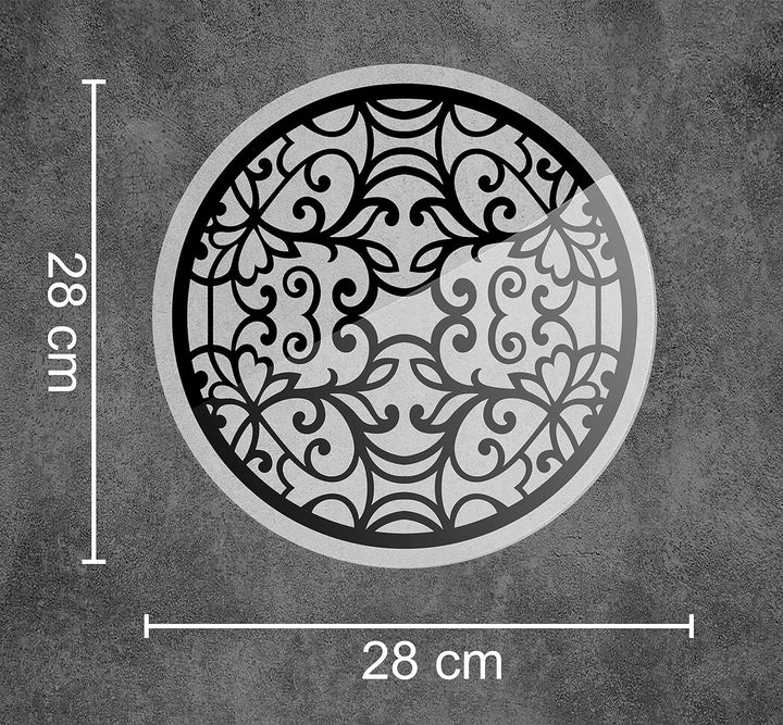 Manschin-Laserdesign 5 Mondphasen Mond Wanddeko Holz oder Acrylglas Dekoration Inneneinrichtung für