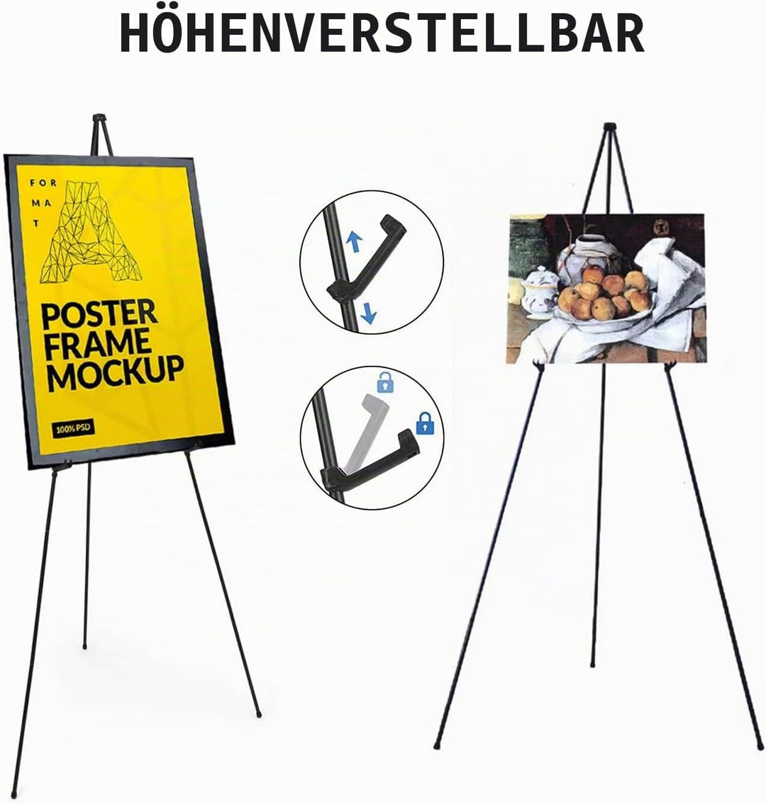 Display Staffelei 63" faltbar tragbar Instant Display Hochzeit Zeichen Poster Malerei Bodenständer v