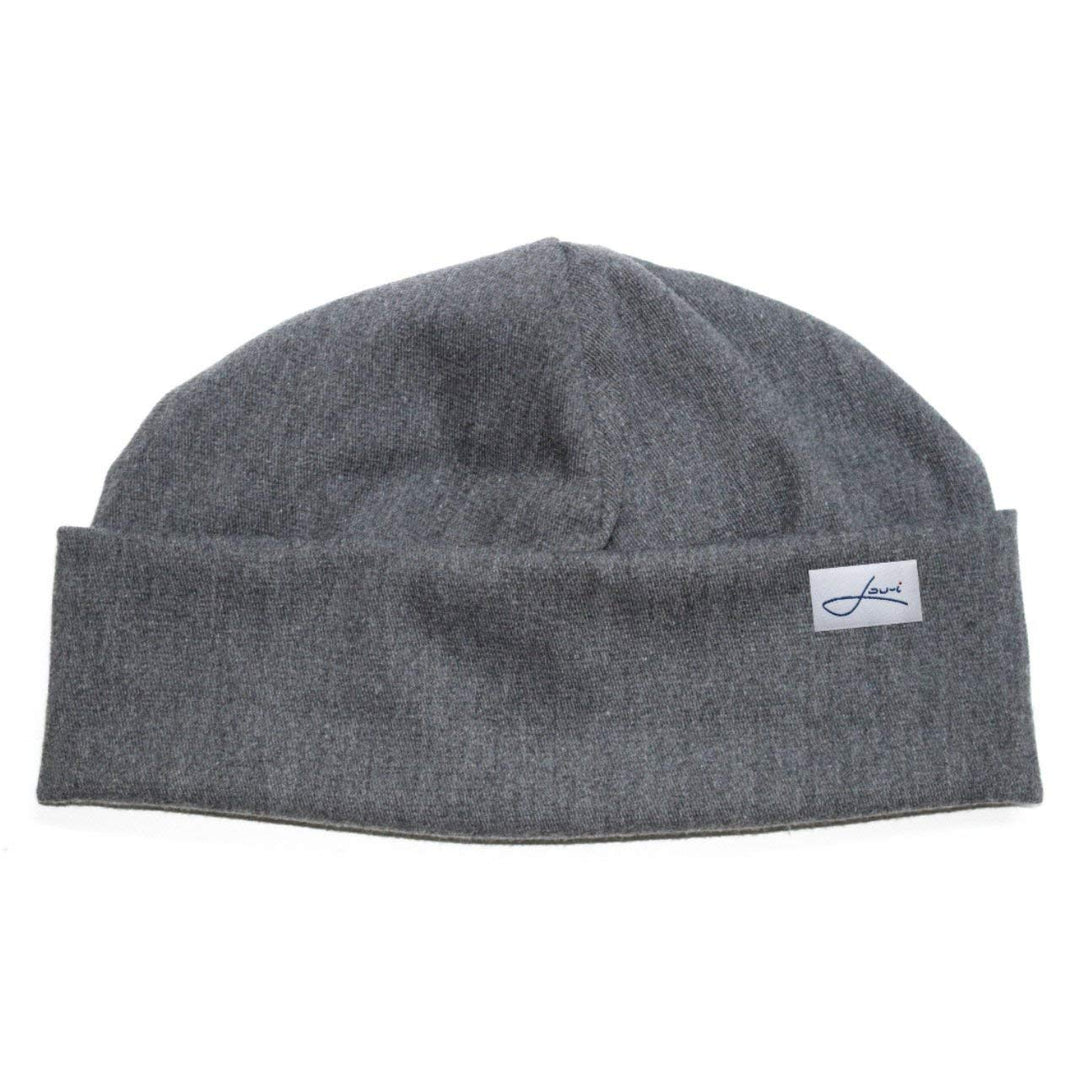 Baumwollmütze grau Beanie Made in Germany - Damenmütze & Herrenmütze - Sehr leichte & weiche Sommerm