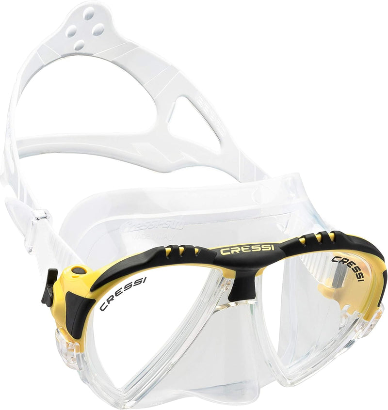 Cressi Matrix Maske - Separate Glasmaske zum Angeln, Freitauchen, Schnorcheln und Tauchen, Unisex Er