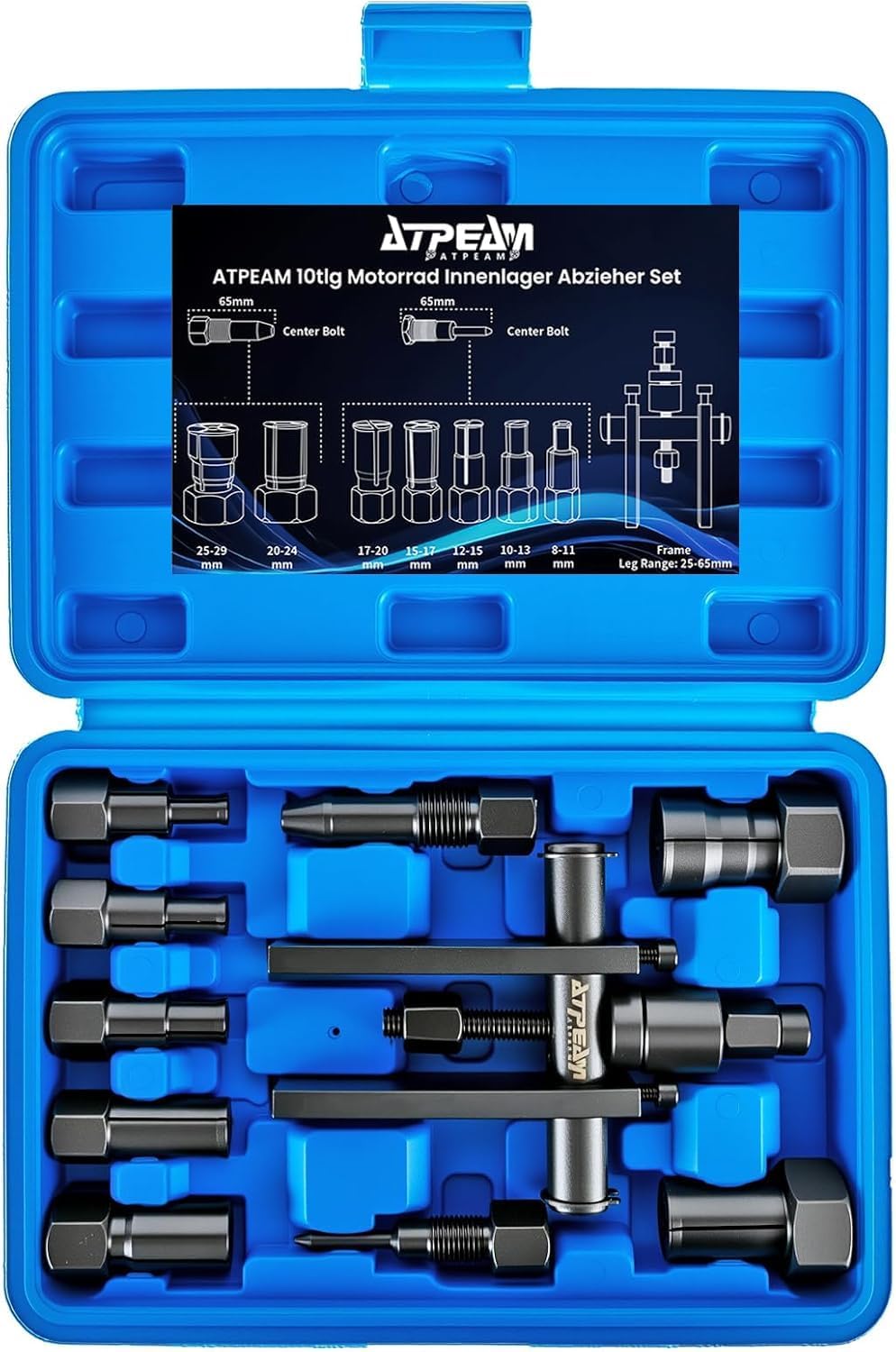 FARYODI Lagerabzieher, Innenlager Abzieher, Radlager Werkzeug, Kugellager Abzieher, Für 8-25 MM Inne