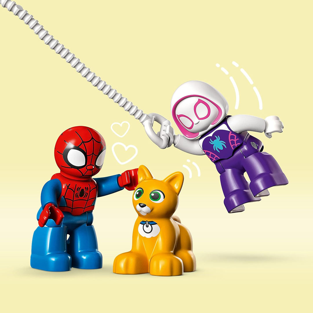 LEGO DUPLO Marvel Spider-Man's House 10995 - Spiderman Spielzeug für Kleinkinder, Jungen, Mädchen, S