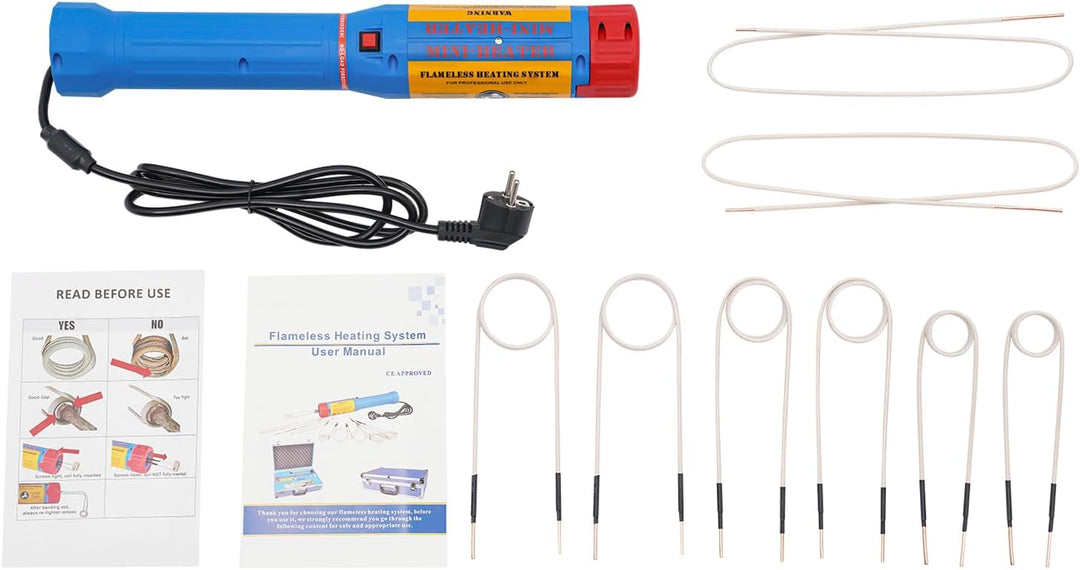 Magnetischer Induktionsheizer 1100W flammenloser induktionsheizgerät Set 800℃ Bolzen-Induktionsheizg