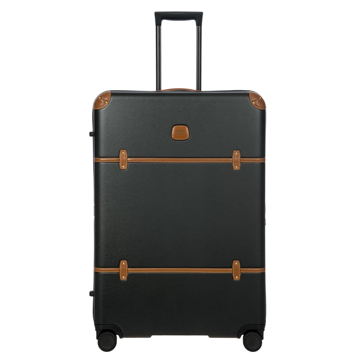 Brics Bellagio - 4-Rollen-Trolley 82 cm erw. recycelt black/tan, Black/Tan