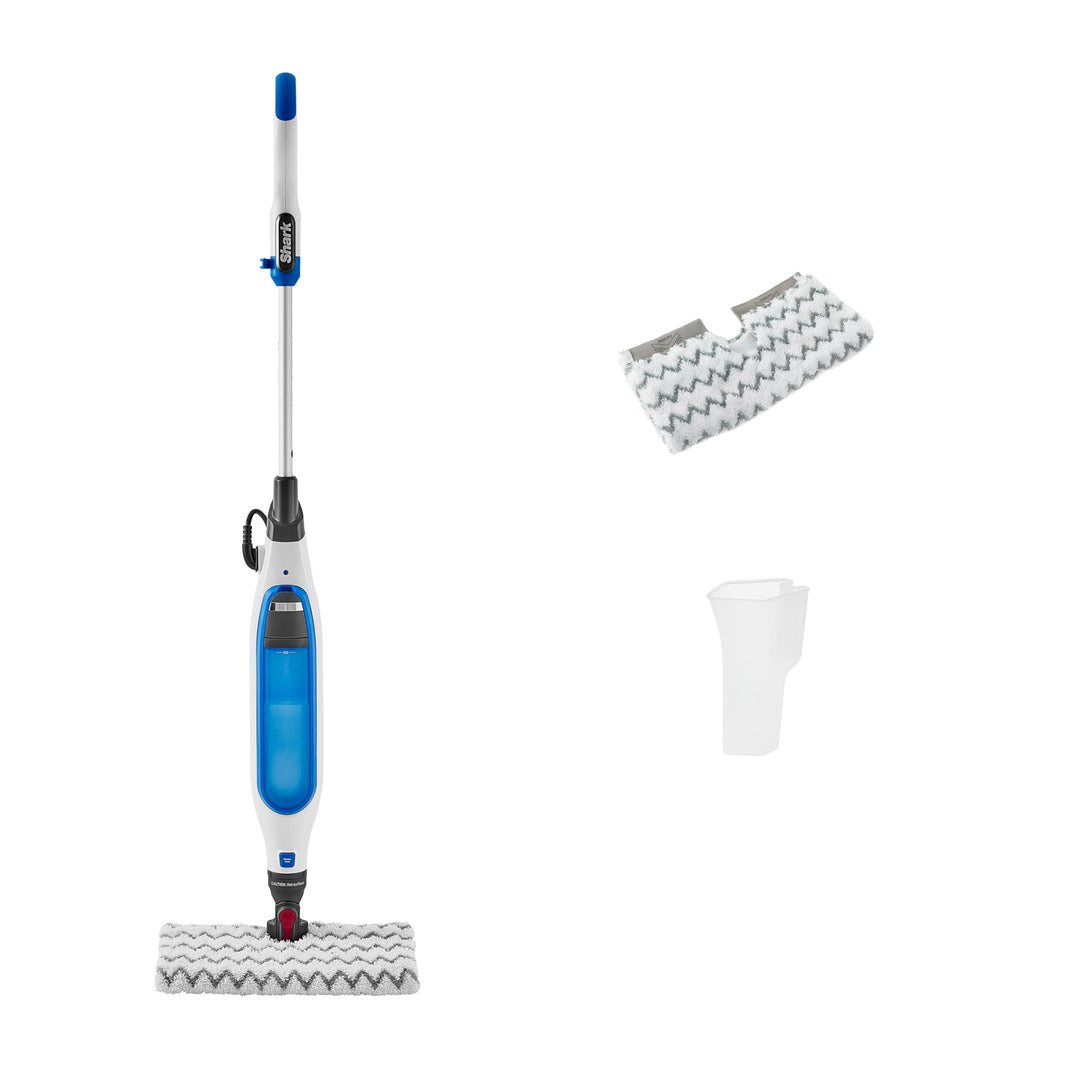 Shark Dampfreiniger Klik n´ Flip Smartronic Standard Dampfmopp [S6001EU] mit 2 doppelseitigen Dirt-G