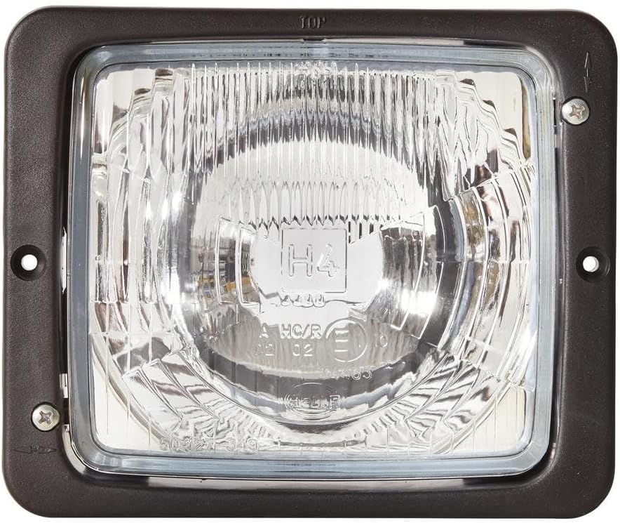 HELLA - Halogen-Hauptscheinwerfer - 12/24V - Referenzzahl: 10 - Einbau - Lichtscheibenfarbe: transpa