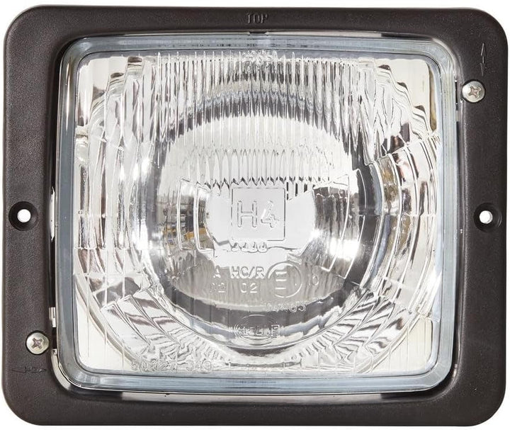 HELLA - Halogen-Hauptscheinwerfer - 12/24V - Referenzzahl: 10 - Einbau - Lichtscheibenfarbe: transpa