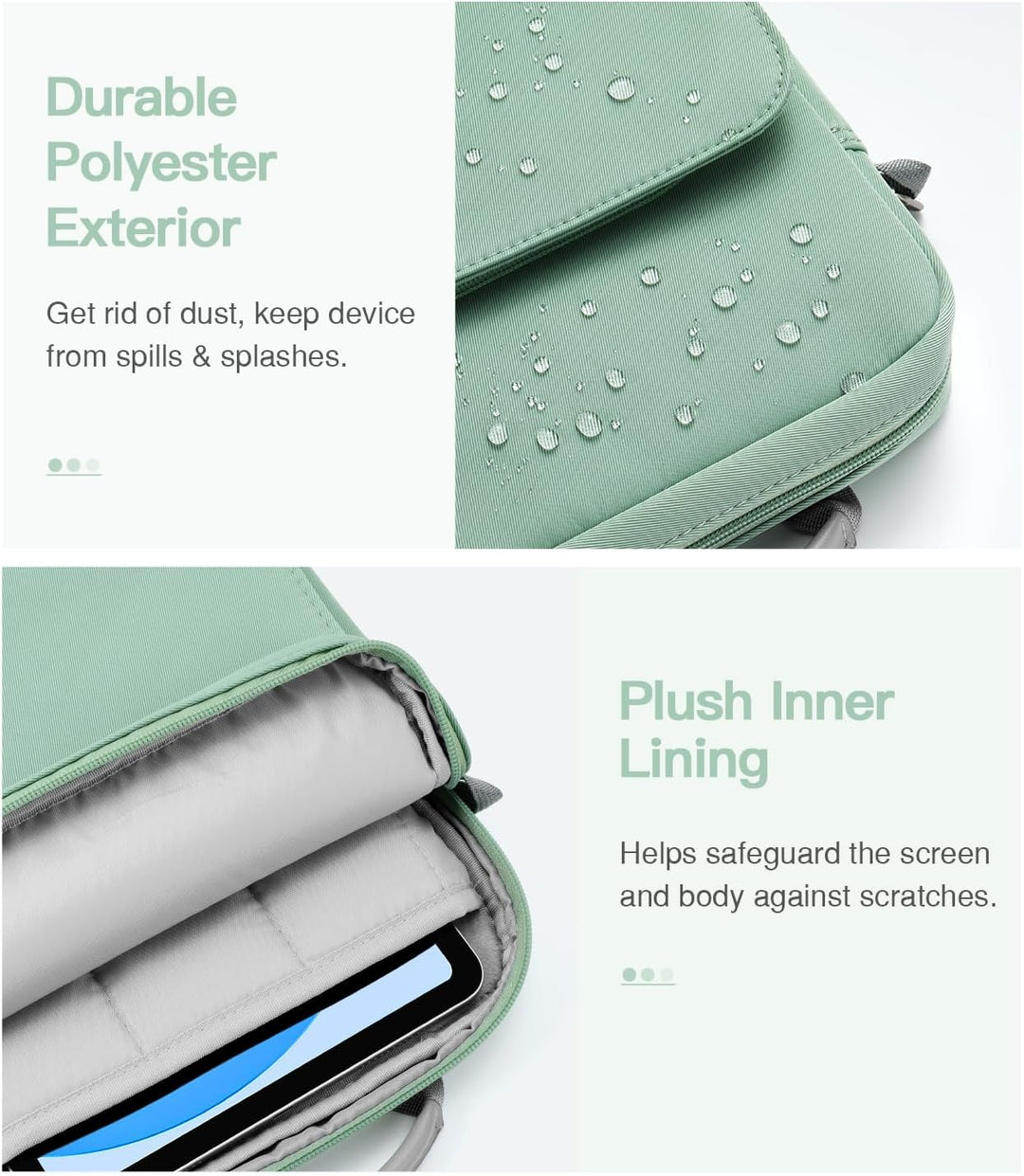 MoKo 9-11" Tablet Tasche Hülle, Tragetasche für iPad Pro 11 M2 2022-2018/iPad 10. 10,9 2022/iPad Air