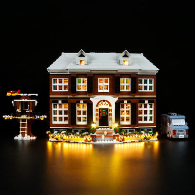 Led Licht Set für Lego Home Alone,Dekorations Led Beleuchtungs Set für Lego 21330 Exklusives Collect