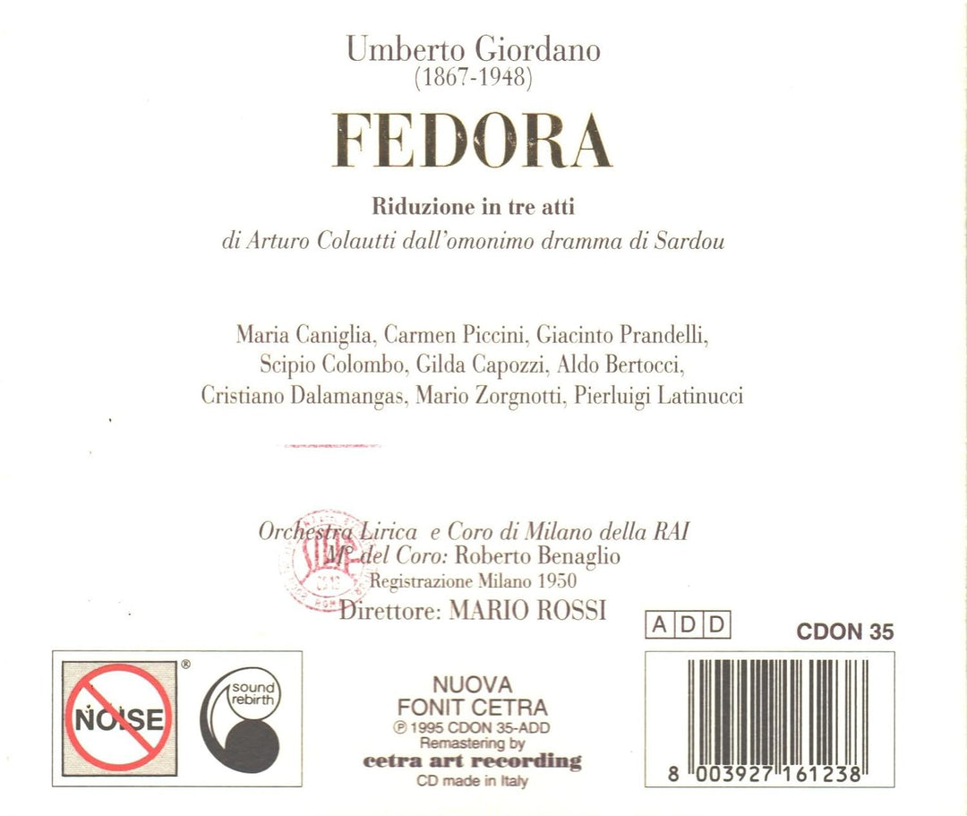 Fedora, Audio-CD