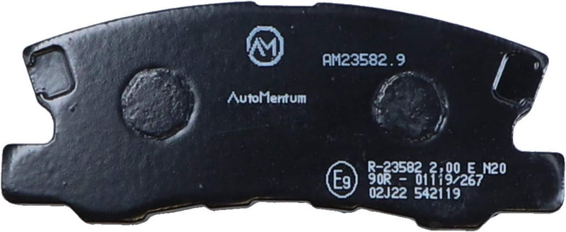 AutoMentum AM23582.9 Bremsbelagsatz 4-teilig für MITSUBISHI RVR (GA_W_) 2010- Hinterachse und andere