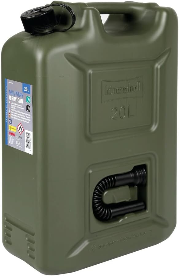 Lampa 66976 Militärkanister mit Belüftungsrohr, 20 L