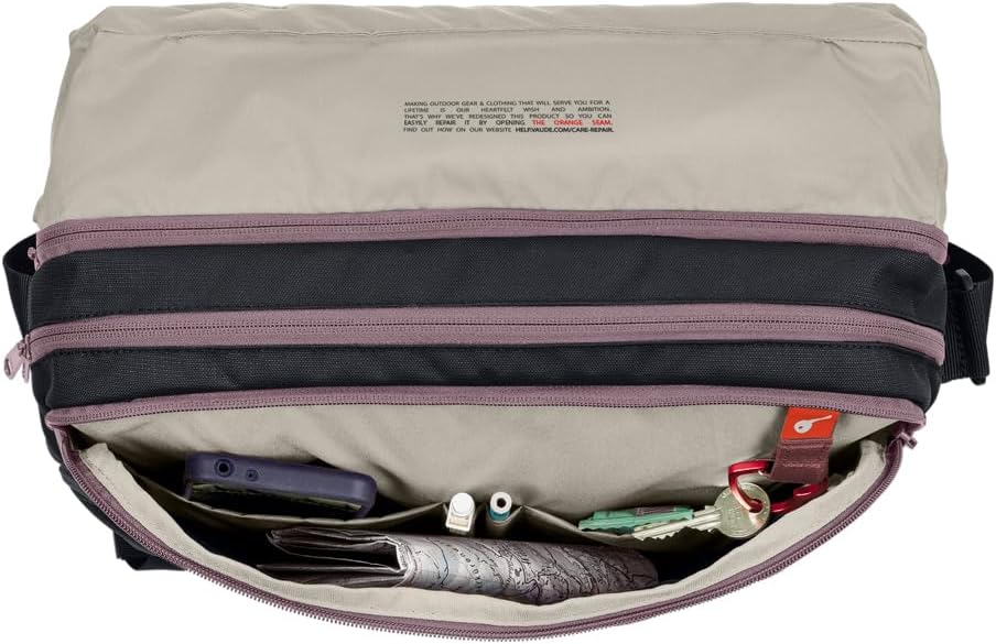 VAUDE Unisex Rom M III Taschen Einheitsgrösse Black/Purple Ash, Einheitsgrösse Black/Purple Ash