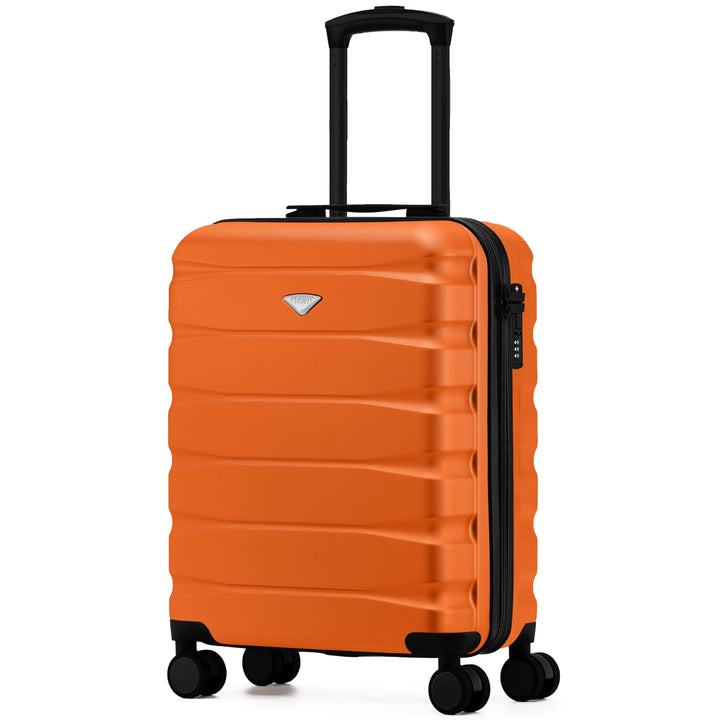 Flight Knight Leichter Koffer 29 Zoll Gross Check In Koffer ABS Hartschale 4 Rollen Fuer easyJet Bri