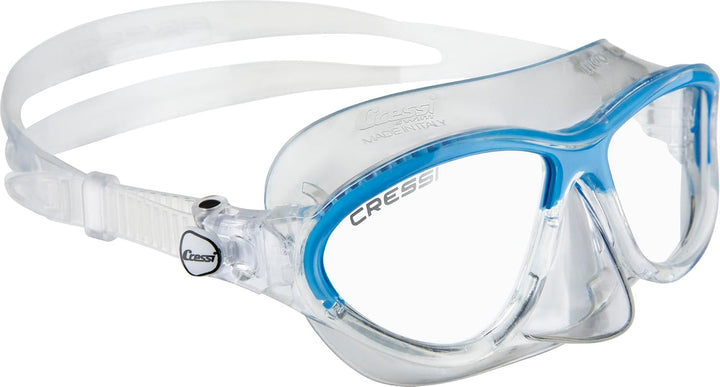 CRESSI Moon Schwimmbrille Kinder 7 bis 15 Jahre mit Bruchsicheren Gläsern, Kratzschutz, Sicherem Sit