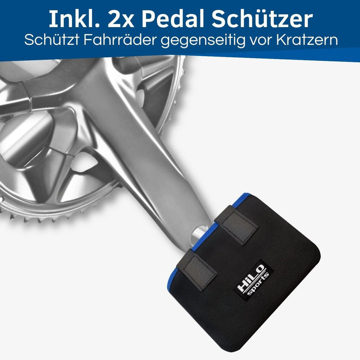 HiLo sports Fahrrad Rahmen- und Transportschutz Set - [4x Rahmenschützer & 2x Pedalschützer] - Für a