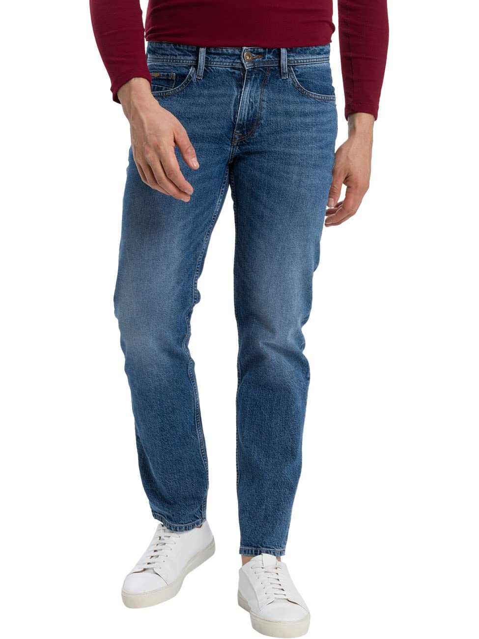 Cross Jeans Herren Relaxed Jeanshose New Antonio 30W / 30L Acid Blue, 30W / 30L Acid Blue