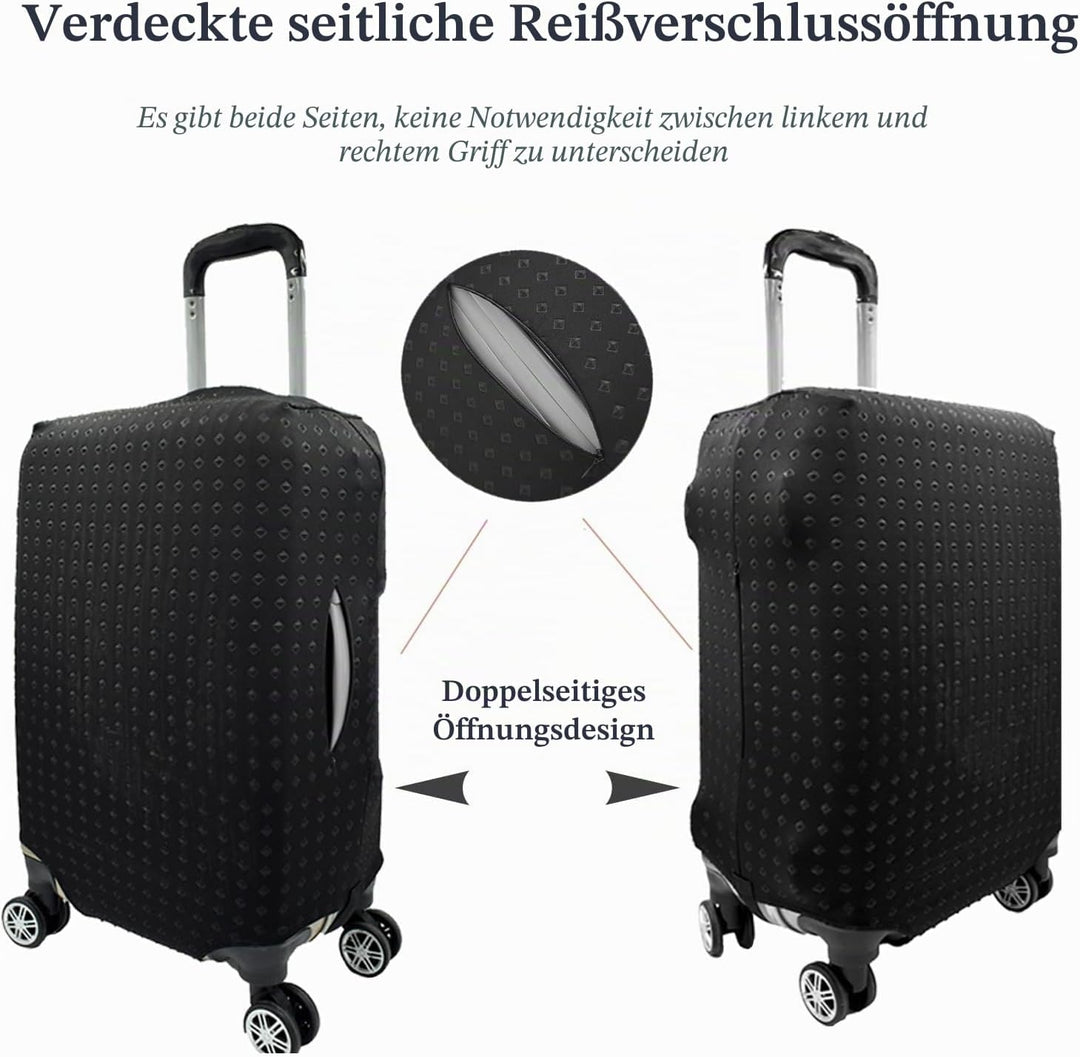 Koffer-Schutzhüllen - Gepäck elastisch Spandex Kofferschoner Abdeckung waschbar Gepäck Abdeckung S/M