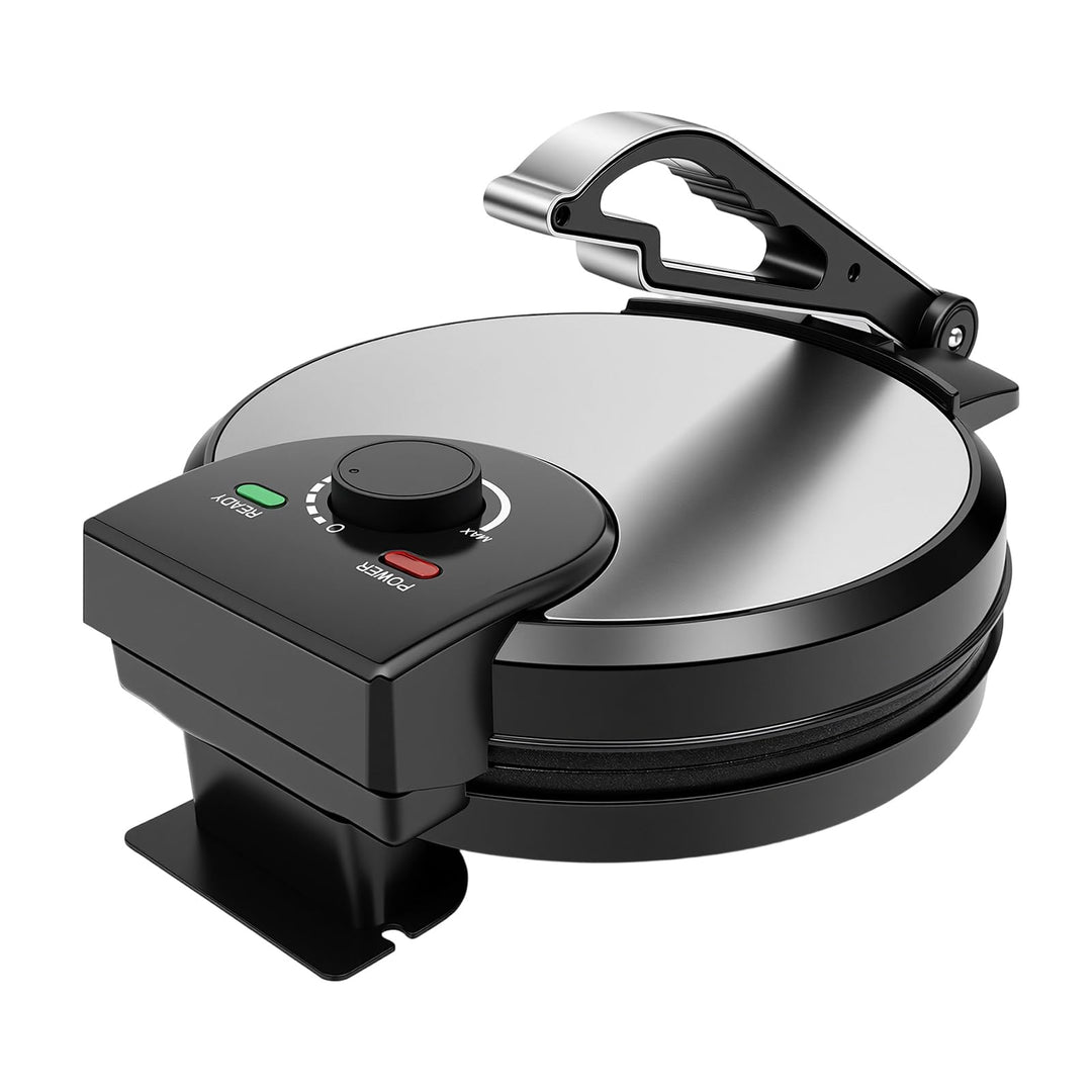 Roti Maker Elektrische Chapati Tortilla Presse Maker Doppelseitige Heizung Edelstahl Crêpes Maker fü