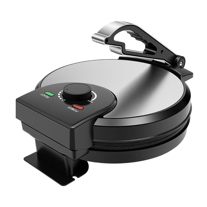 Roti Maker Elektrische Chapati Tortilla Presse Maker Doppelseitige Heizung Edelstahl Crêpes Maker fü