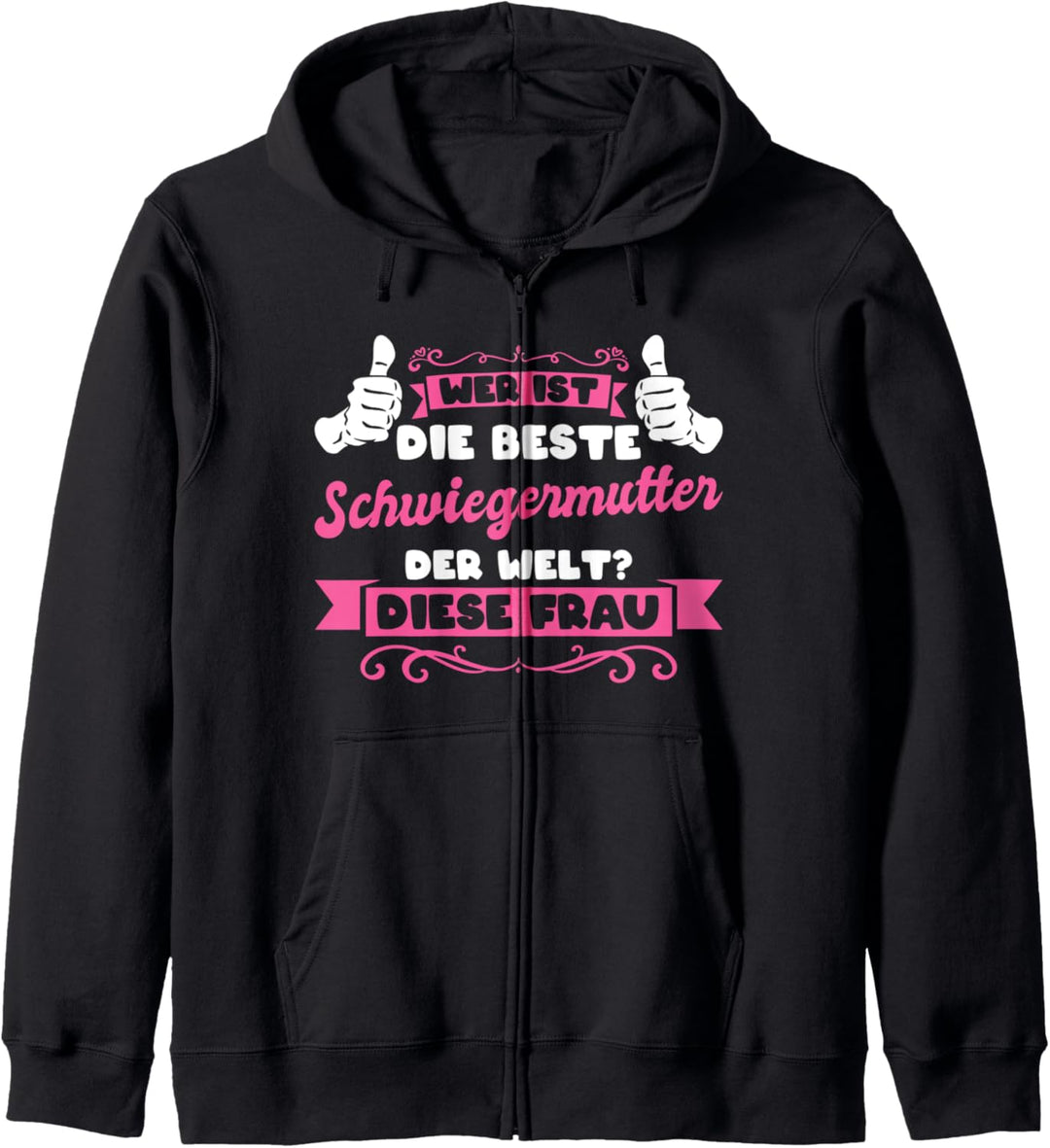 Schwiegermutter Schwiegereltern Schwiegertochter Kapuzenjacke