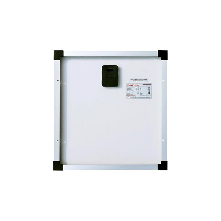 enjoy solar Mono 20W 12V Monokristallines Solarpanel Solarmodul Photovoltaikmodul ideal für Wohnmobi