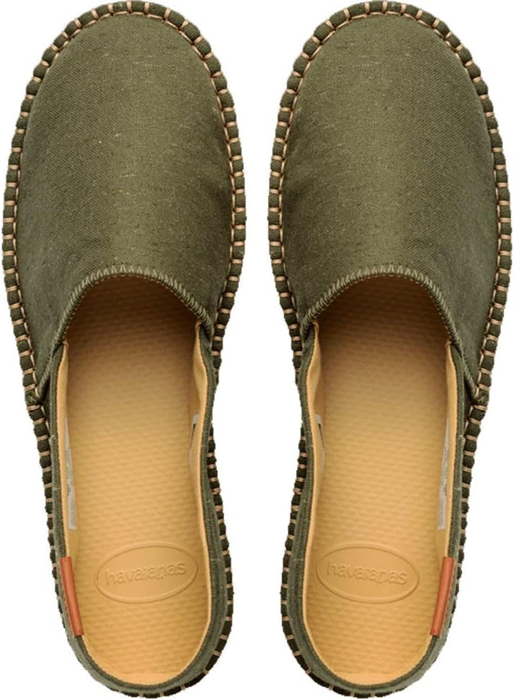 Havaianas Unisex Origine Iv Espadrille-Sandale mit Keilabsatz 35 EU Grüne Olive, 35 EU Grüne Olive