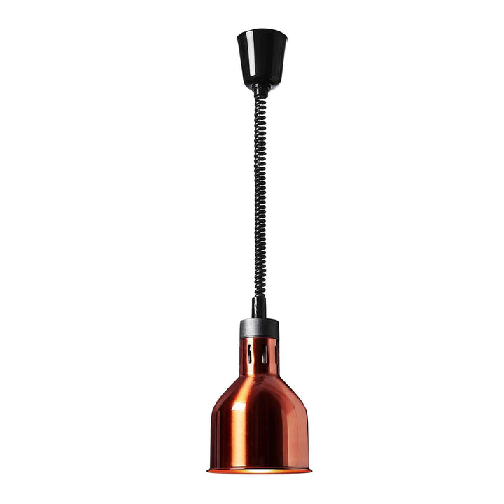 Royal Catering RC-SHSFL05 Wärmelampe Messing-Optik 17.6 x 17.6 x 26 cm höhenverstellbar Wärmestrahle