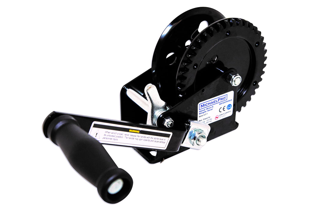MichaelPro MP009060 Handwinch Single Gear, 960 Kg