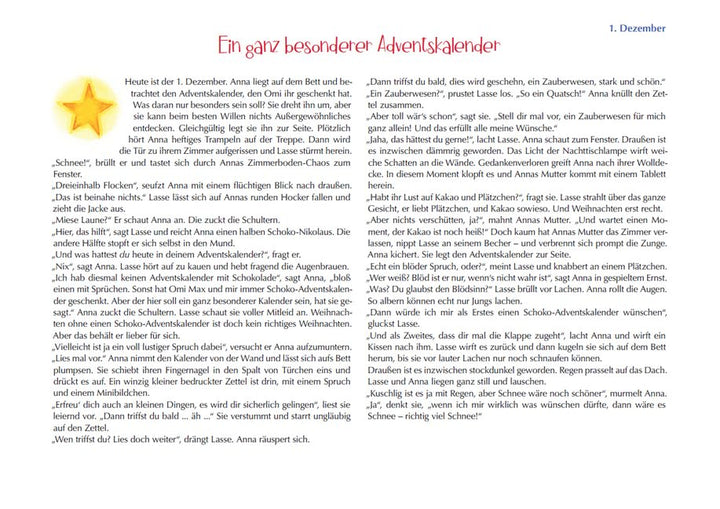 Anna und das Zauberpferd. Ein XXL-Bastel-Adventskalender (Adventskalender mit Geschichten für Kinder