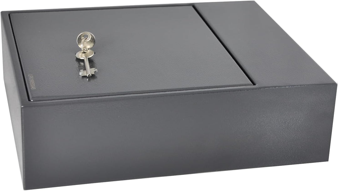 ALSTEN TECH Möbeltresor Bodentresor 38 x 31 x 11 cm Masse: 6,5 kg Geldtresor für Zuhause Büro und fü