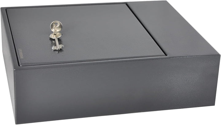 ALSTEN TECH Möbeltresor Bodentresor 38 x 31 x 11 cm Masse: 6,5 kg Geldtresor für Zuhause Büro und fü